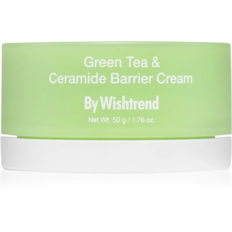 By Wishtrend Green Tea & Ceramide Barrier Cream globinsko vlažilna krema za krepitev kožne pregrade 50 g