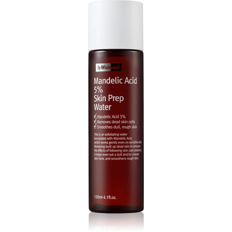 By Wishtrend Mandelic Acid 5% Prep Water eksfoliacijska mehčalna voda za obraz 120 ml