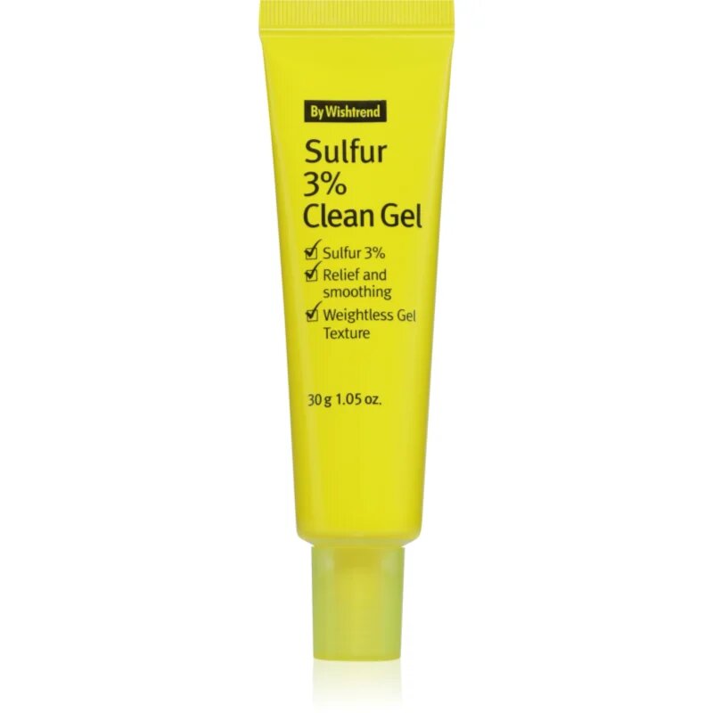 By Wishtrend Sulfur 3% Clean Gel lahka vlažilna gel krema za mastno k aknam nagnjeno kožo 30 g