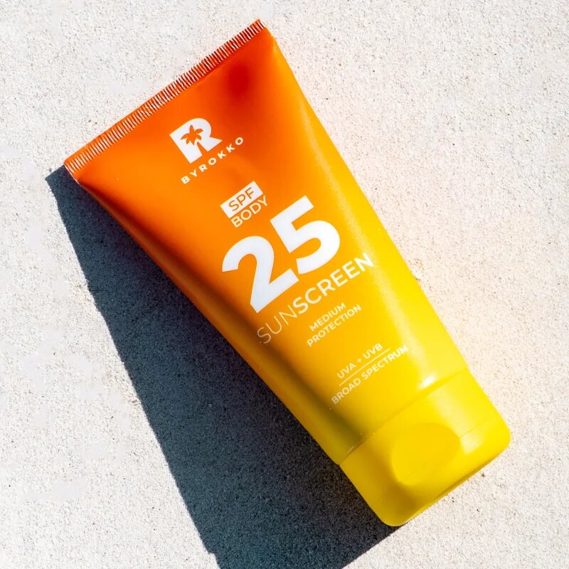 BYROKKO Body Sunscreen krema za sončenje za telo SPF 25 150 ml