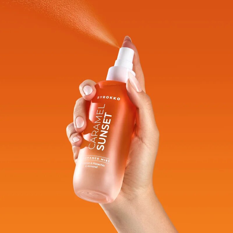BYROKKO Caramel Sunset odišavljeno pršilo za telo za ženske 150 ml