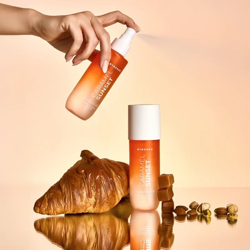 BYROKKO Caramel Sunset odišavljeno pršilo za telo za ženske 150 ml