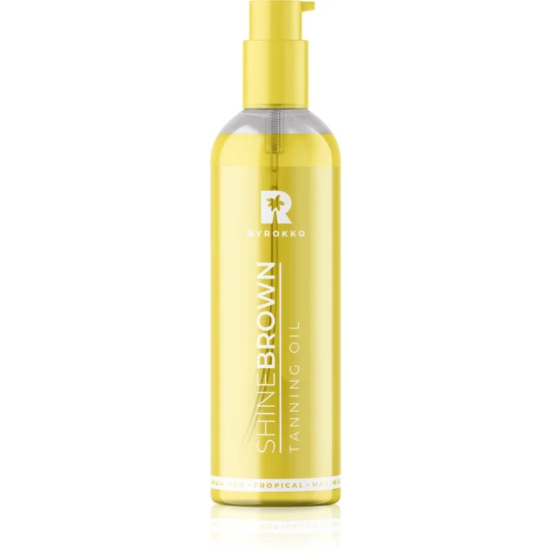 BYROKKO Shine Brown Tanning Oil pripravek za pospešitev in podaljšanje porjavelosti 145 ml