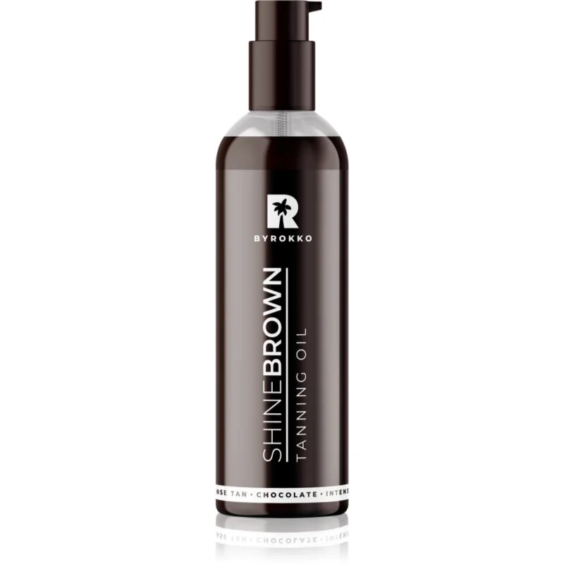 BYROKKO Shine Brown Tanning Oil pripravek za pospešitev in podaljšanje porjavelosti 145 ml