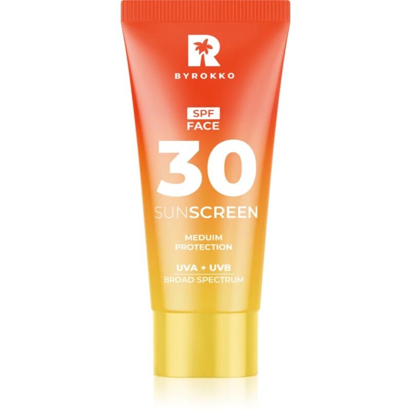 BYROKKO Sunscreen krema za sončenje za obraz SPF 30 50 ml