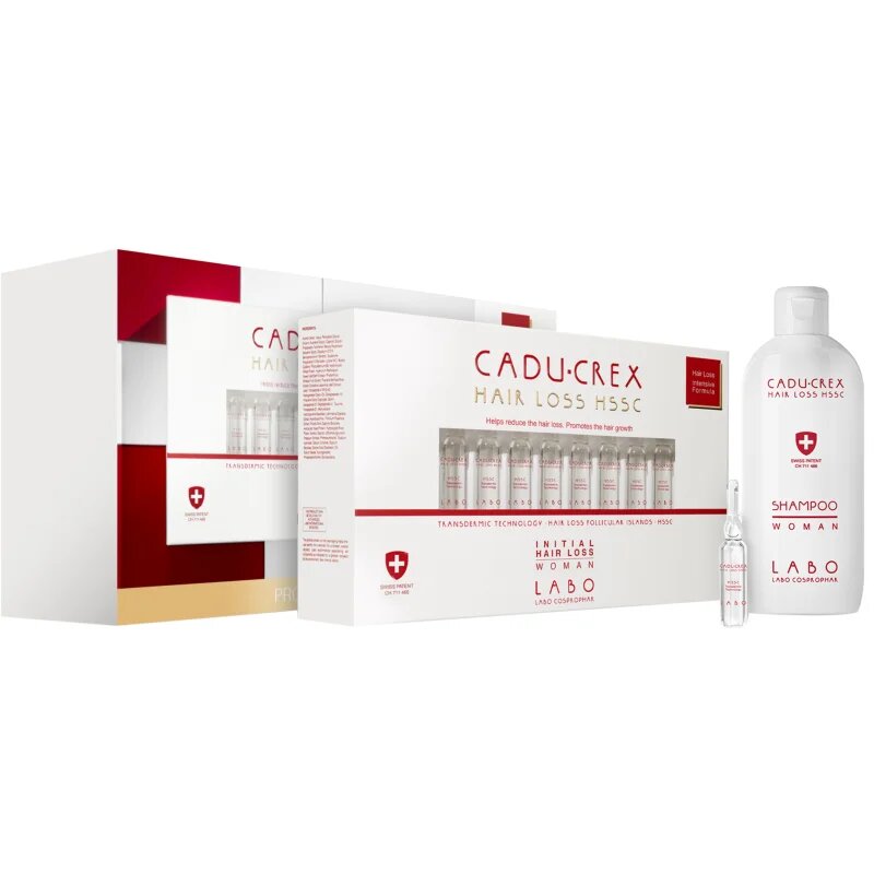CADU-CREX Hair Loss HSSC Advanced Hair Loss lasni tretma za ženske proti izpadanju las v napredni fazi ugodno pakiranje