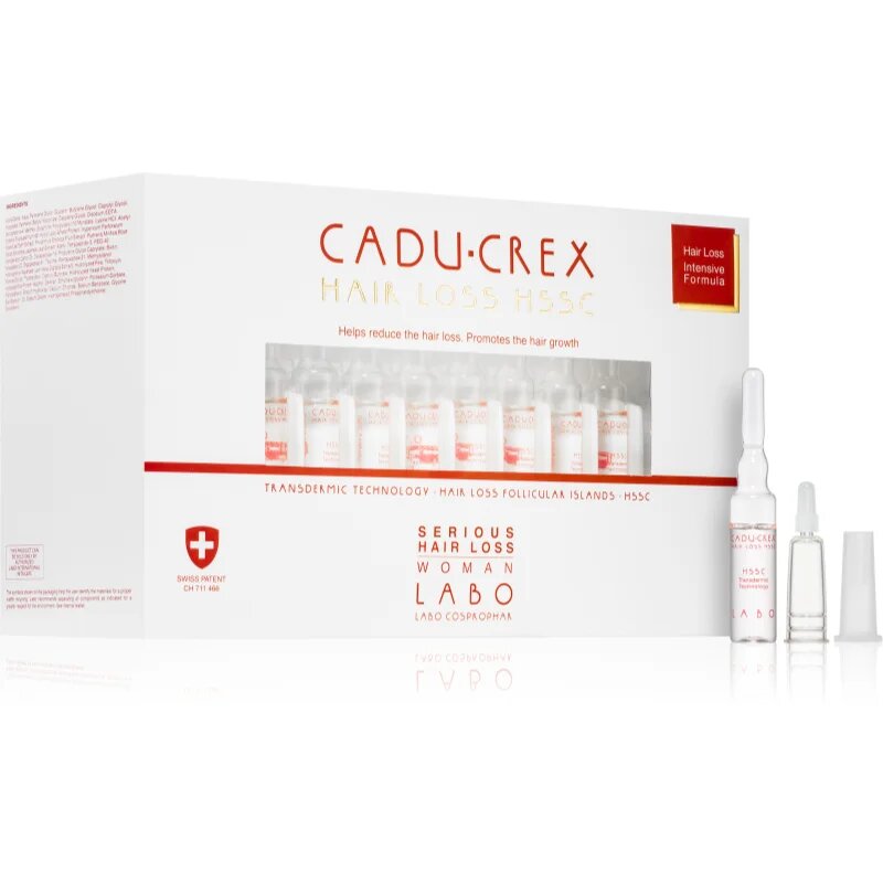 CADU-CREX Hair Loss HSSC Serious Hair Loss lasni tretma za ženske proti močnemu izpadanju las za ženske 40x35 ml