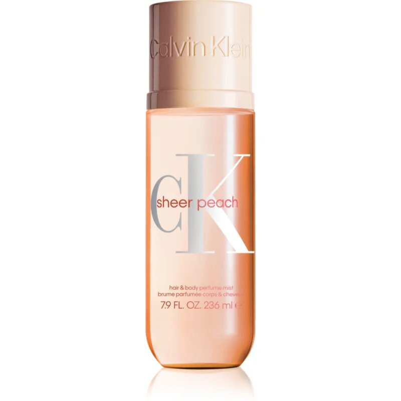 Calvin Klein CK Sheer Peach odišavljeno pršilo za telo in lase uniseks 236 ml