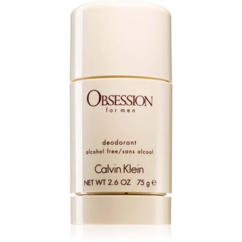Calvin Klein Obsession for Men deo-stik brez alkohola za moške 75 ml