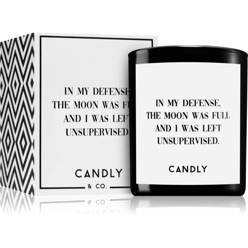 Candly & Co. In my defense dišeča sveča 250 g