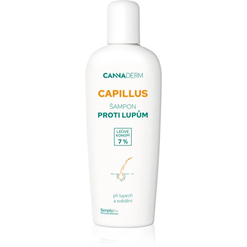Cannaderm Capillus Anti-Dandruff Shampoo šampon proti prhljaju s konopljinim oljem 150 ml