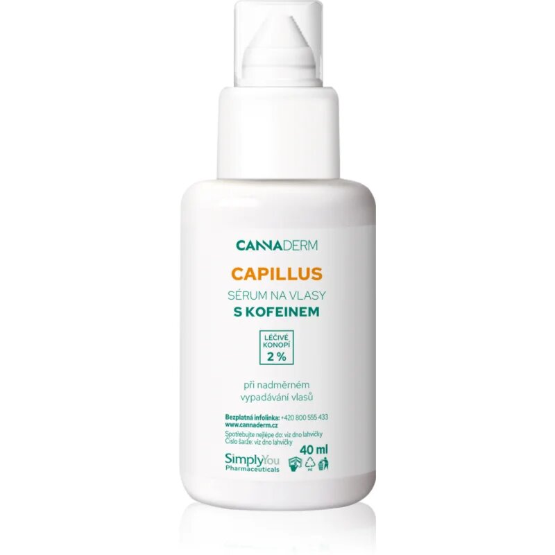 Cannaderm Capillus Caffeine hair serum serum za lase s kofeinom 40 ml
