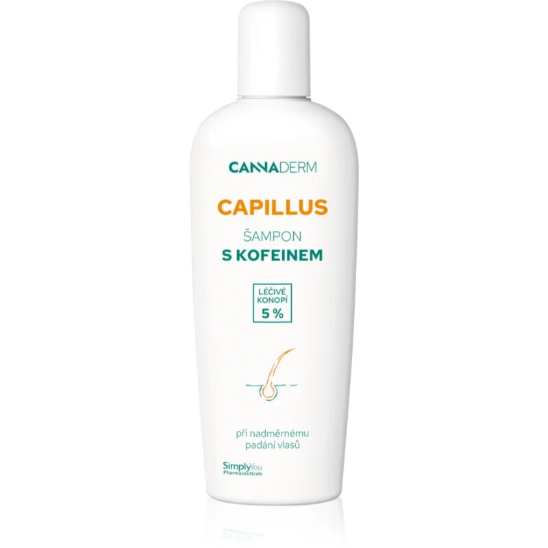 Cannaderm Capillus Caffeine shampoo šampon s konopljinim oljem 150 ml