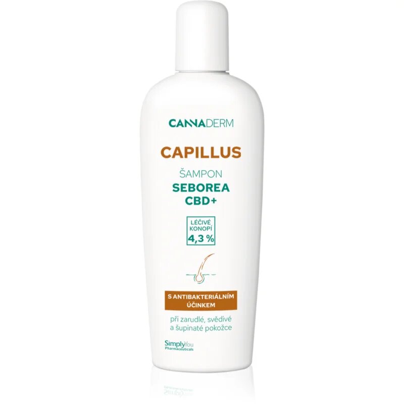 Cannaderm Capillus Seborea CBD+ Shampoo šampon proti prhljaju 150 ml