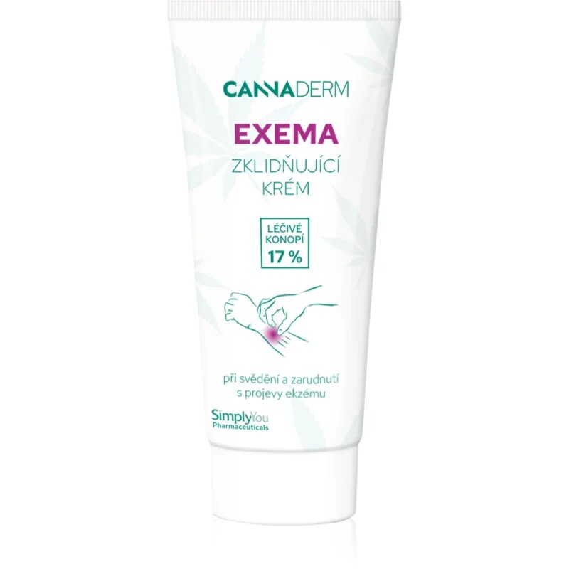 Cannaderm Exema Calming cream pomirjujoča krema s konopljinim oljem 50 g