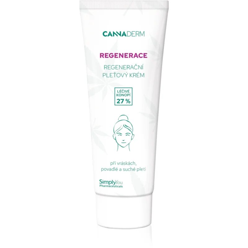 Cannaderm Regeneration Cream for dry and sensitive skin regeneracijska krema za suho in občutljivo kožo 75 g