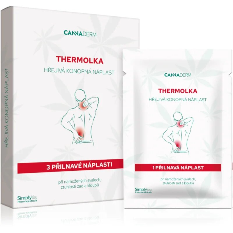 Cannaderm Thermolka grelni obliž 3 kos
