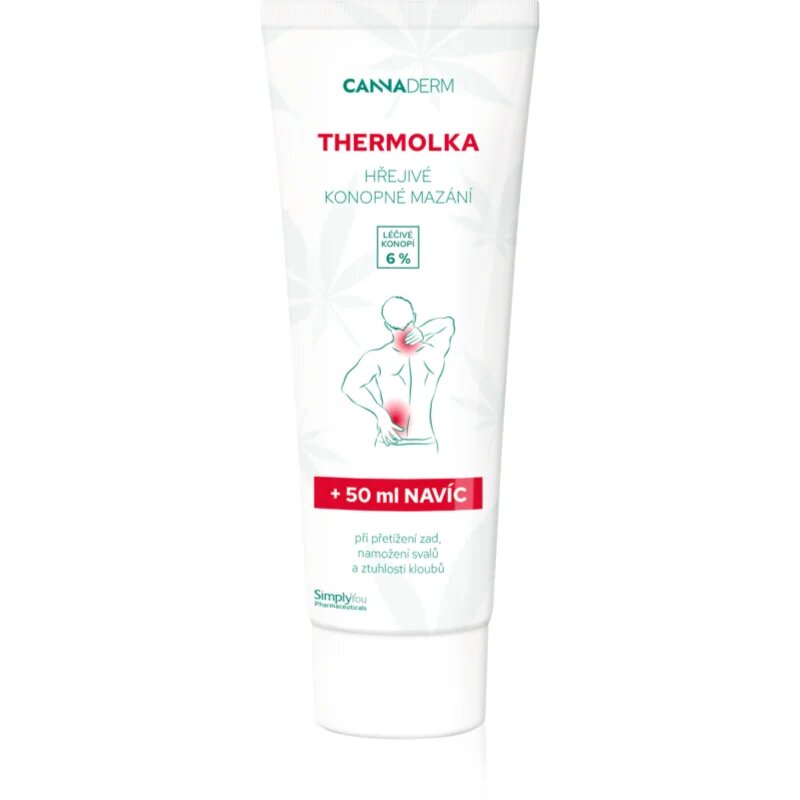 Cannaderm Thermolka warm lubrication masažna krema z grelnim učinkom 250 ml