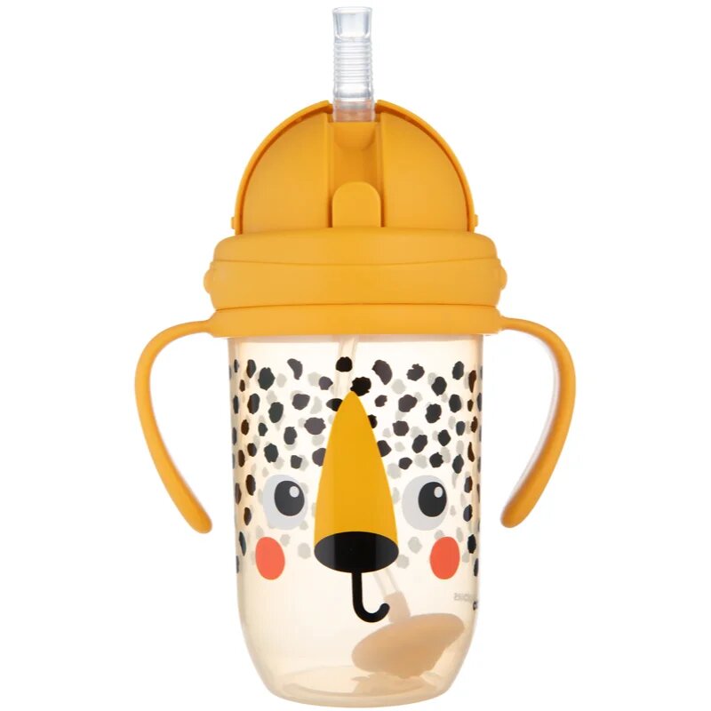 Canpol babies BabiesBoo Cup skodelica z utežjo Gepard 6m+ 1 kos