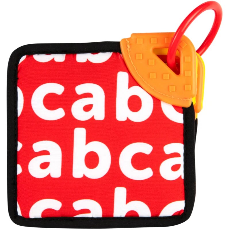 Canpol babies BabiesBoo Sensory Cards with Teether vrtljiva knjiga z grizljajočim delom 1 kos