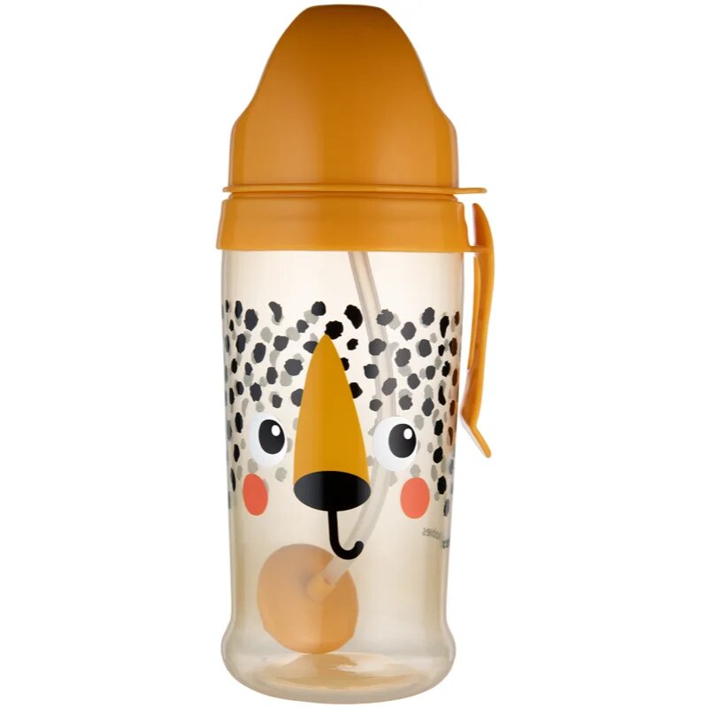 Canpol babies BabiesBoo Sport Cup športna steklenica s slamico z utežjo Gepard 1 kos