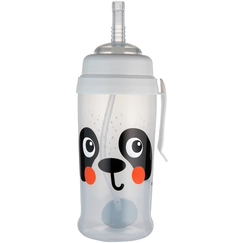Canpol babies BabiesBoo Sport Cup športna steklenica s slamico z utežjo Panda 1 kos