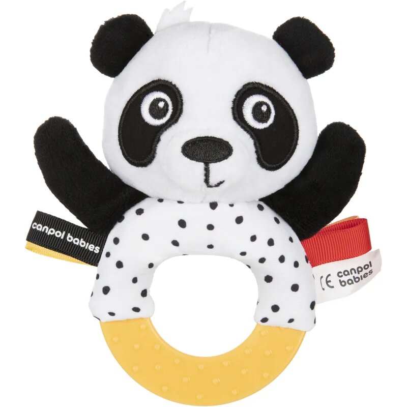 Canpol babies BabiesBoo Teether and Rattle grizalo z ropotuljico 1 kos