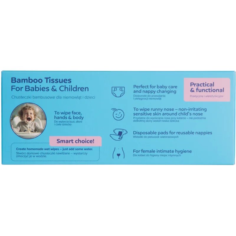 Canpol babies Bamboo Tissues Postpartum Pads robčki iz bambusa 100 kos