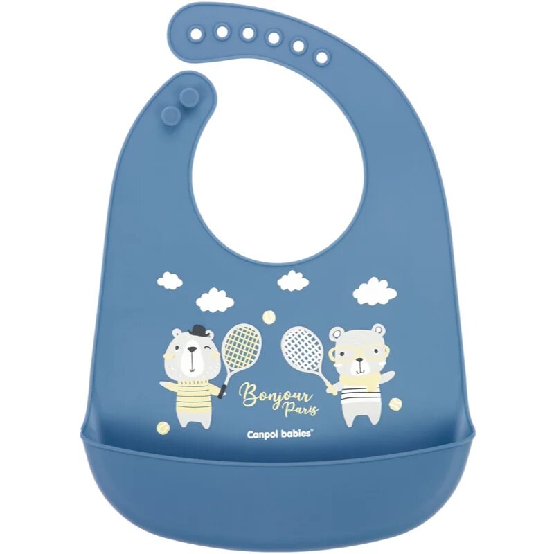 Canpol babies Bonjour Paris Bibs slinček Blue 1 kos