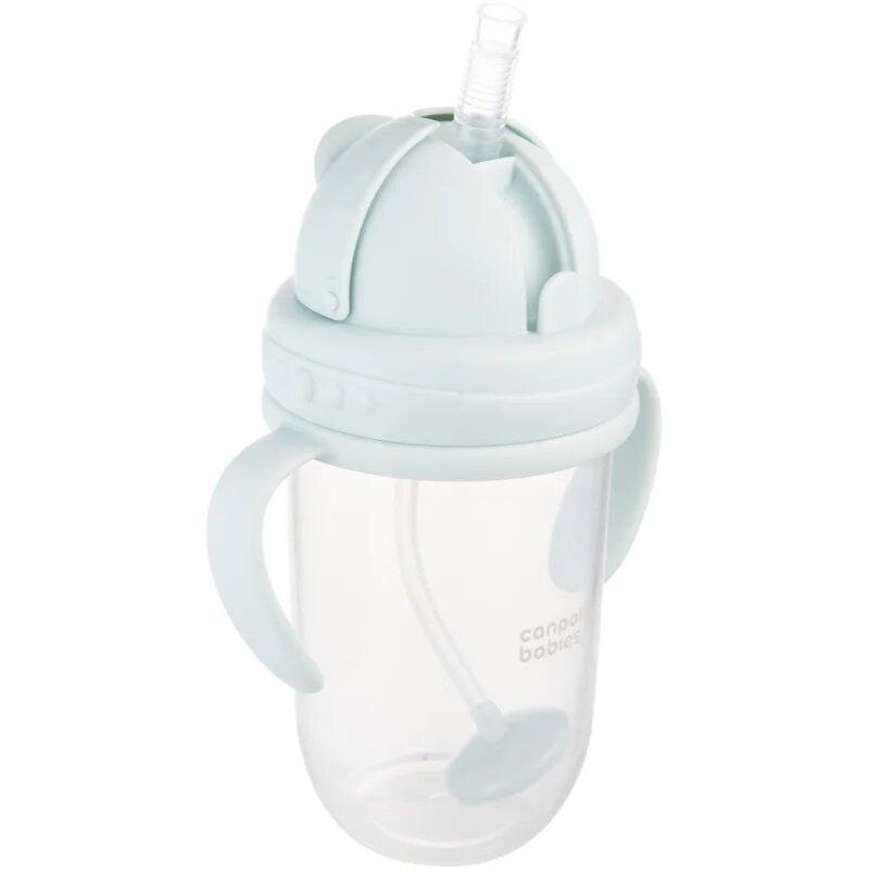 Canpol babies Cup skodelica z utežjo Green 6m+ 1 kos