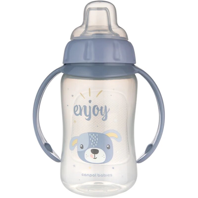 Canpol babies Cute Animals Training Cup otroški lonček Dog 6m+ 1 kos