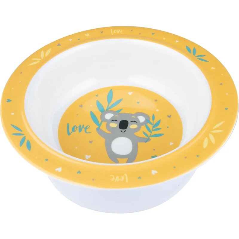 Canpol babies Exotic Animals Bowl skledica s priseskom Yellow 270 ml
