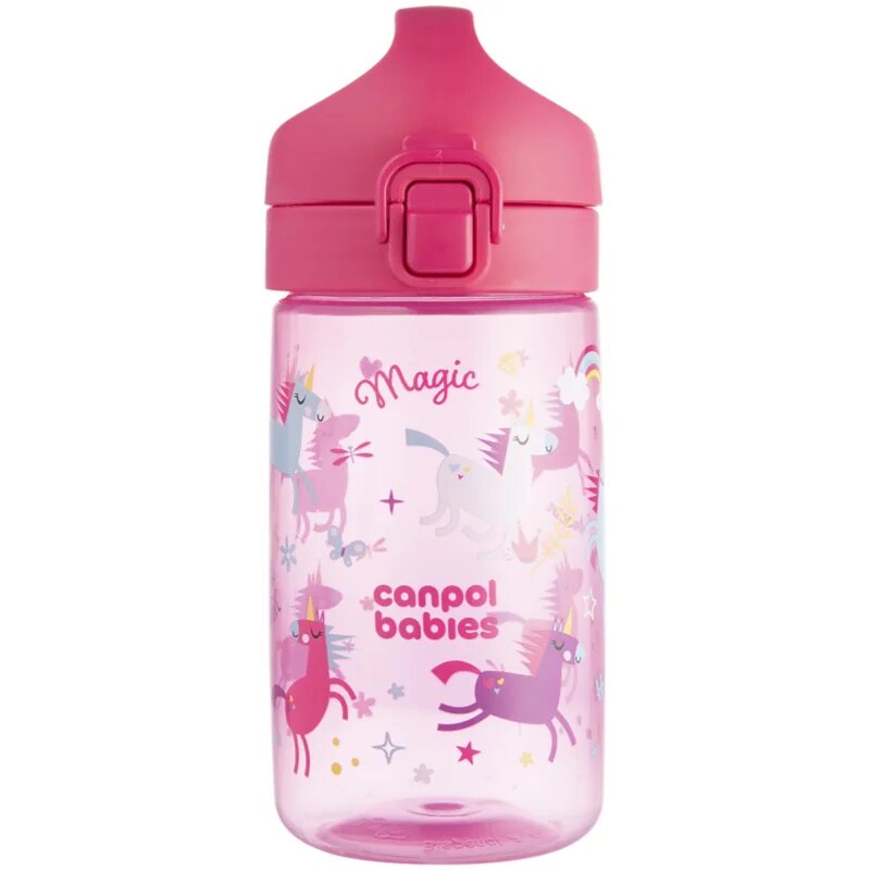 Canpol babies Junior Bottle steklenička za otroke Pink 1 kos