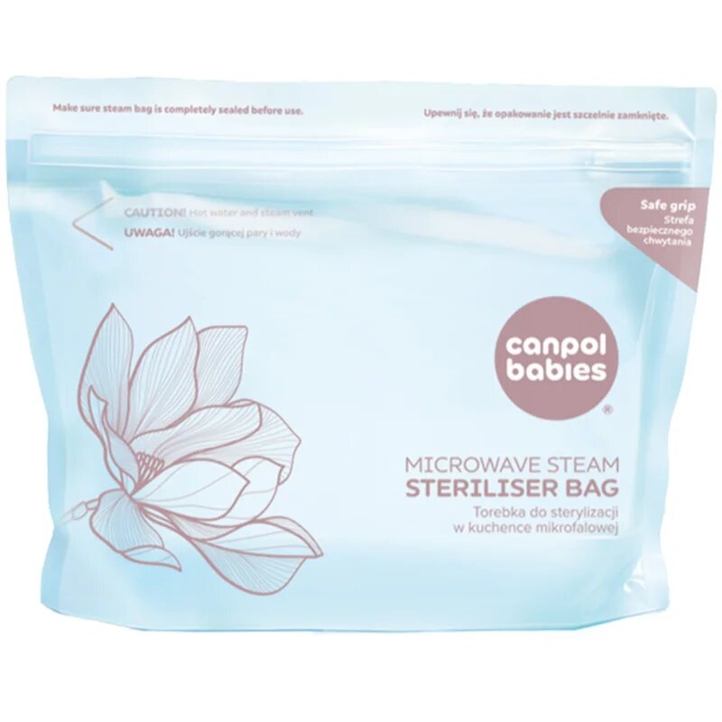 Canpol babies Microwave Sterilization Bags vrečke za sterilizacijo za mikrovalovno pečico 6 kos