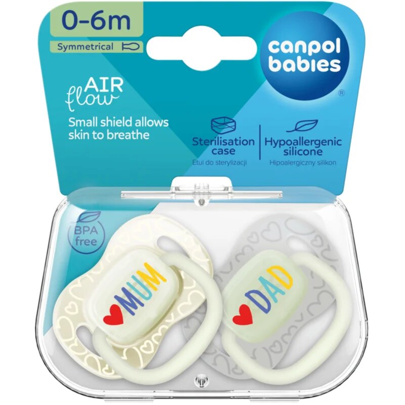 Canpol babies MUM&DAD duda 0-6 m 2 kos