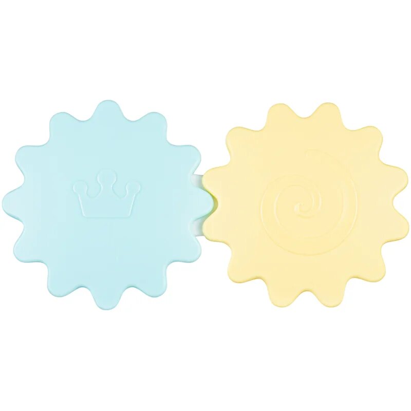 Canpol babies Pastels ropotuljica z grizljajočim delom darilni set 0m+