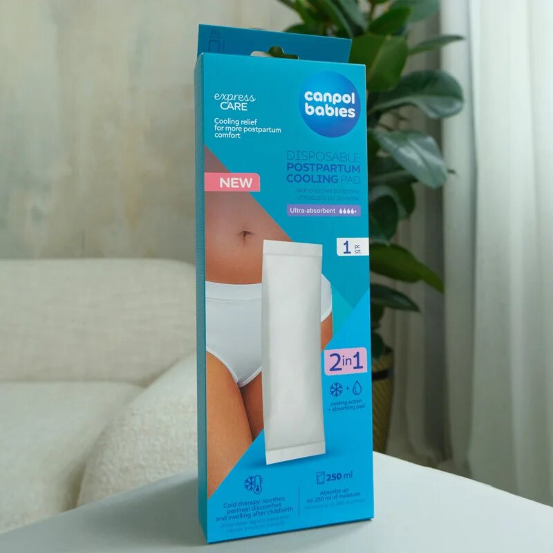 Canpol babies Postpartum Cooling Pad blazinica za hlajenje presredka za ekratno uporabo 1 kos