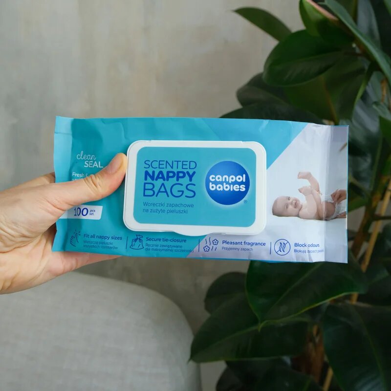 Canpol babies Scented Nappy Bags vrečke za plenice 100 kos