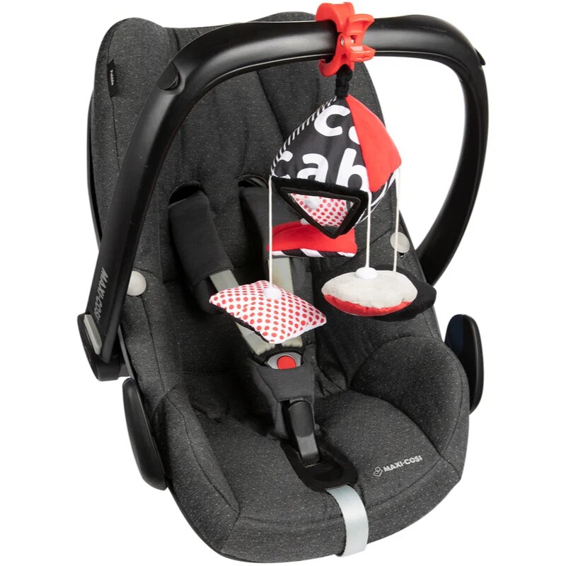 Canpol babies Sensory kontrastna viseča igrača z zapiralom 0m+ 1 kos