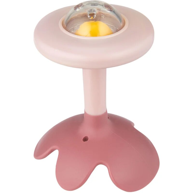 Canpol babies Sensory Rattle ropotuljica z grizljajočim delom Pink 1 kos