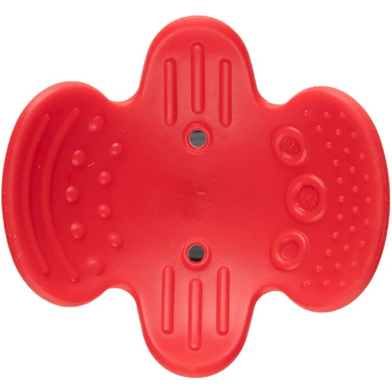 Canpol babies Sensory Rattle ropotuljica z grizljajočim delom Red 1 kos