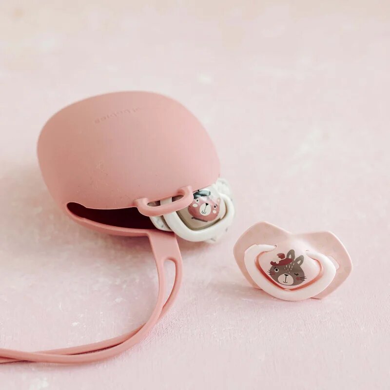 Canpol babies Silicone Soother Case škatlica za dudo Pink 1 kos
