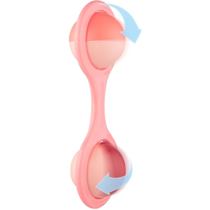 Canpol babies Small Toys ropotuljica 0m+ Pink 1 kos