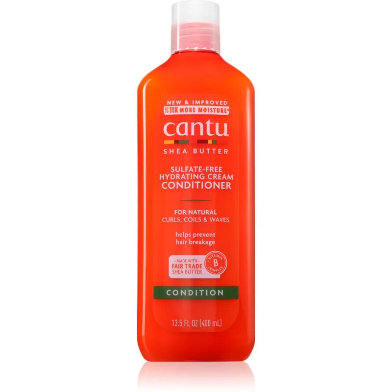 CANTU Shea Butter Hydrating Cream Conditioner kremasti balzam za lase za intenzivno vlažnost 400 ml