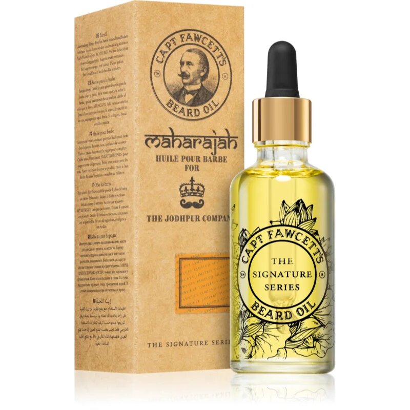 Captain Fawcett Beard Oil Maharajah olje za brado za moške 50 ml