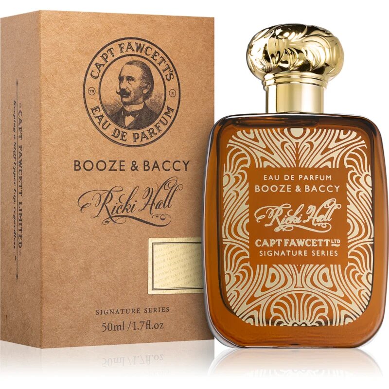 Captain Fawcett Booze & Baccy Ricki Hall parfumska voda za moške 50 ml