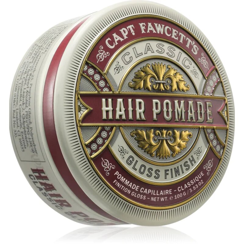 Captain Fawcett Classic Hair Pomade Gloss Finish pomada za lase za moške 100 g