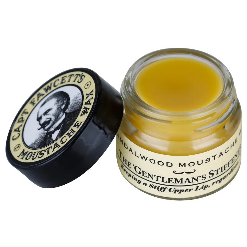 Captain Fawcett Moustache Wax The Gentleman's Stiffener vosek za brke Sandalwood 15 ml