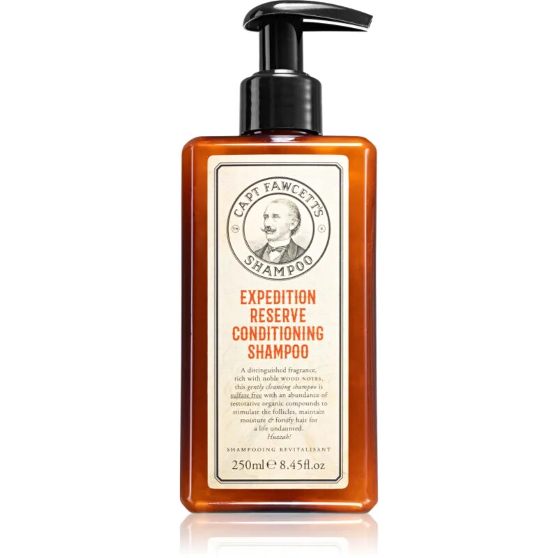 Captain Fawcett Shampoo Expedition Reserve vlažilni in zaščitni šampon za moške 250 ml