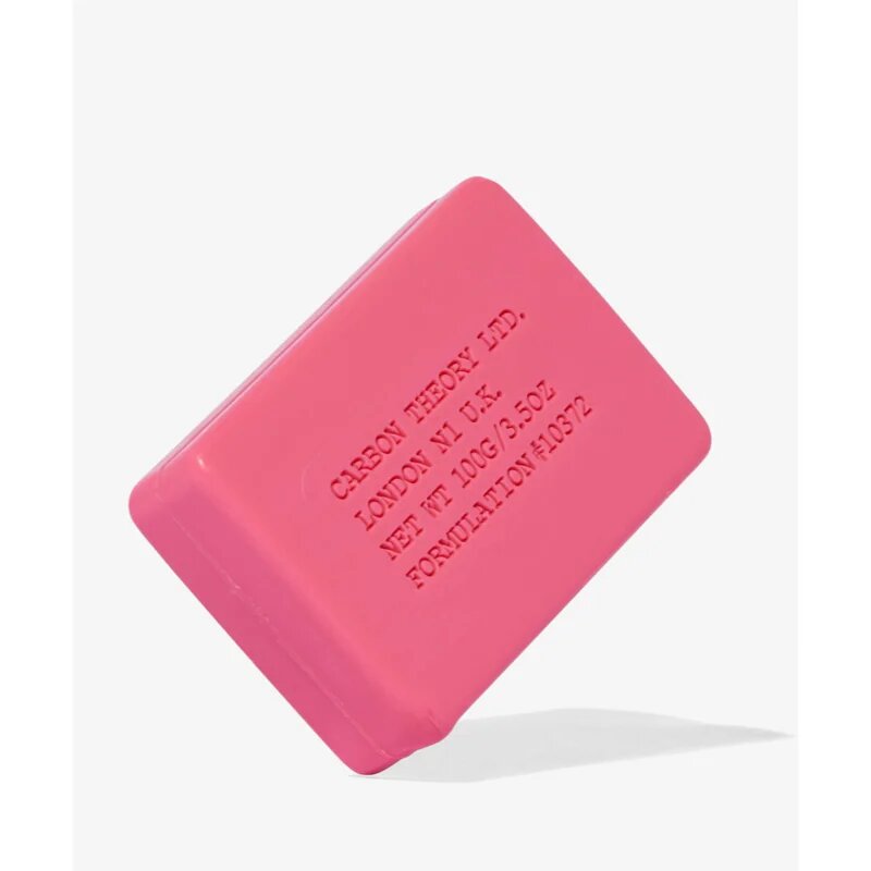 Carbon Theory Facial Cleansing Bar Niacinamide čistilno milo za obraz Pink 100 g
